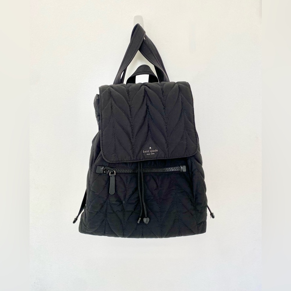 New Kate Spade black backpack